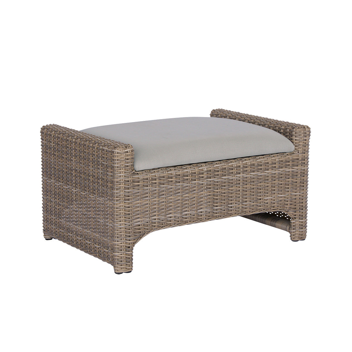 Kingsley Bate Milano Wicker Deep Seating Ottoman