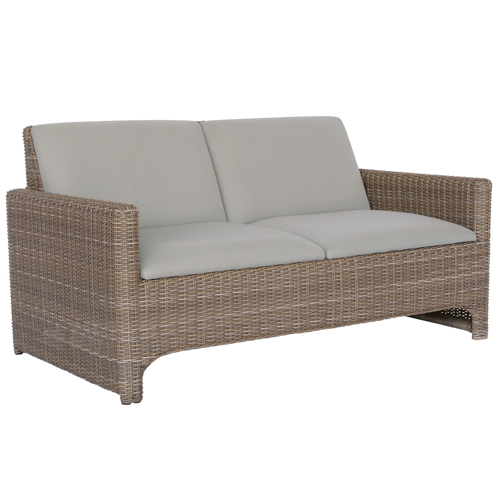 Kingsley Bate Milano Wicker Deep Seating Settee