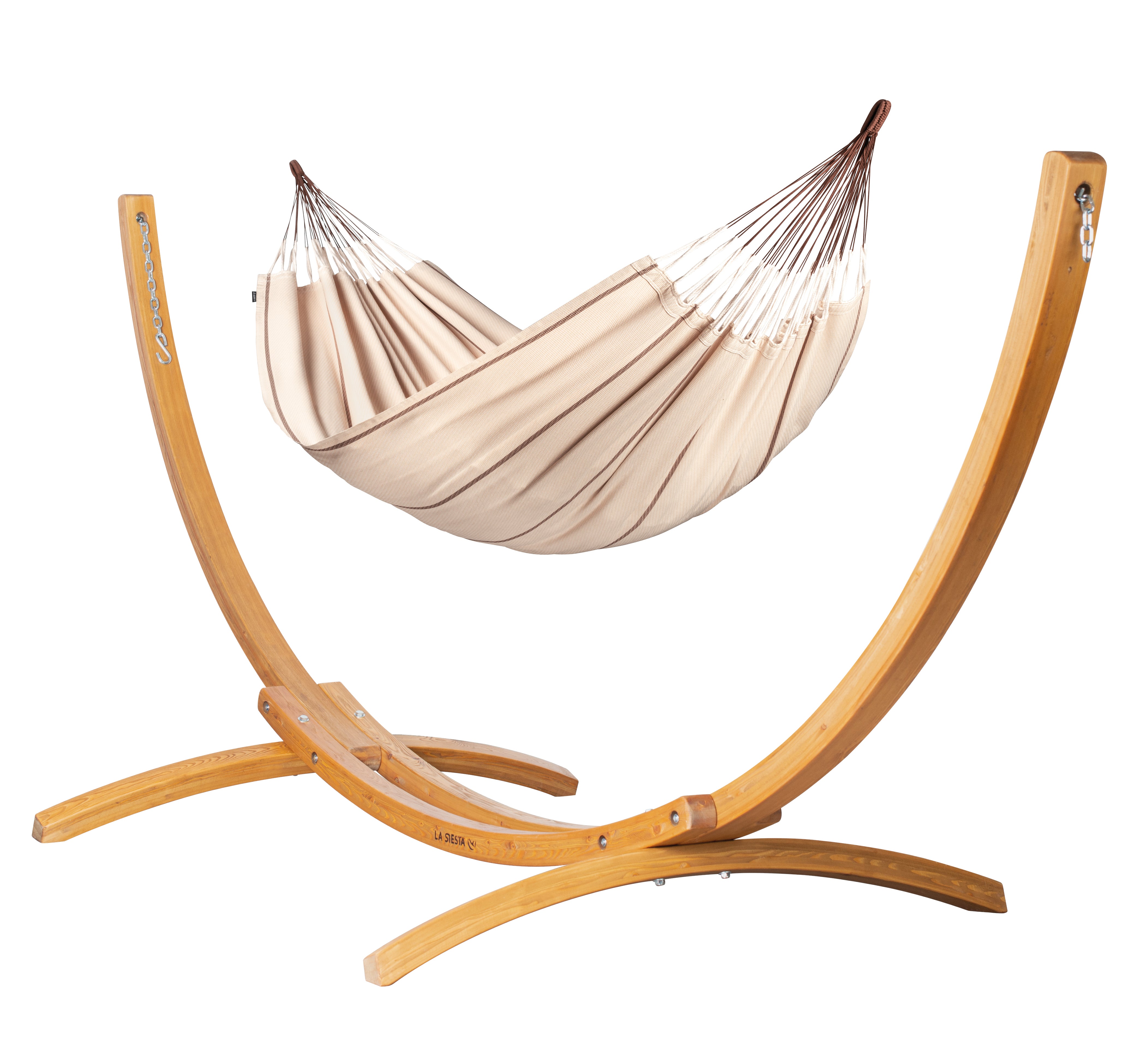 La Siesta Modesta Organic Cotton Double Classic Hammock - Nougat