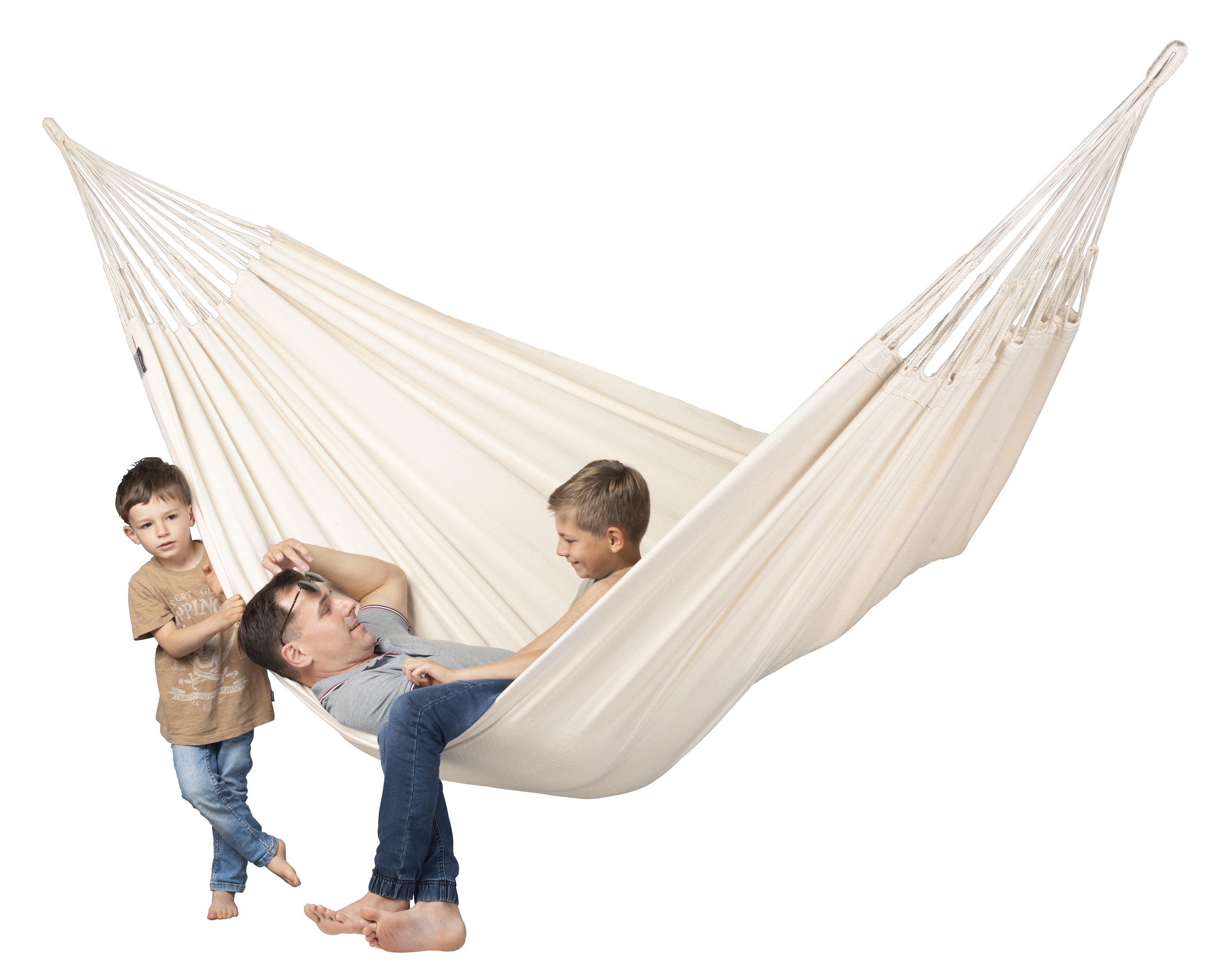 La Siesta Modesta Organic Cotton King-Size Classic Hammock - Latte