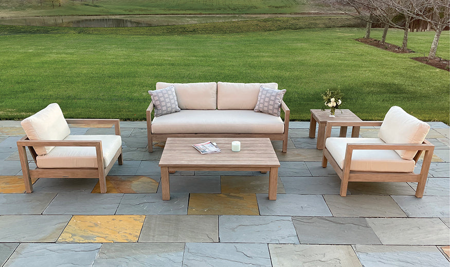 Kingsley Bate Montauk 5 Piece Deep Seating Ensemble