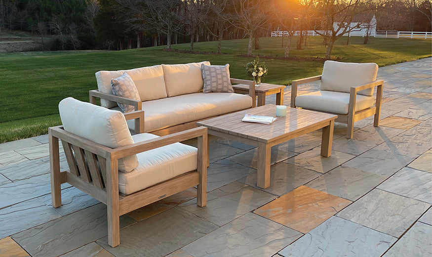 Kingsley Bate Montauk 5 Piece Deep Seating Ensemble