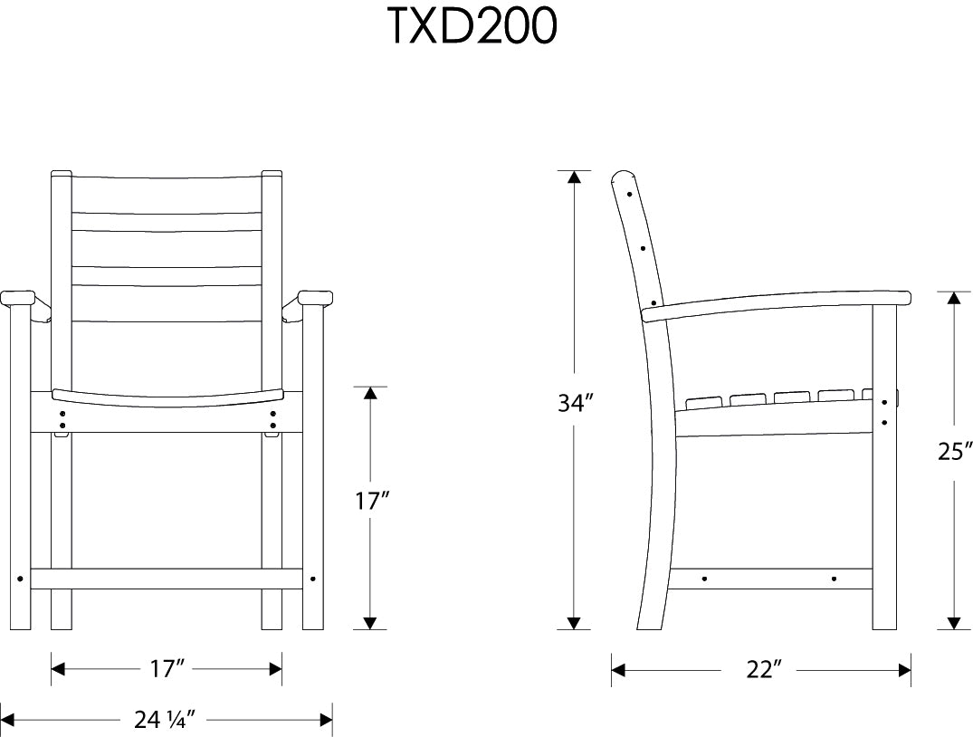 Trex® Outdoor Furniture™ Monterey Bay Dining Armchair