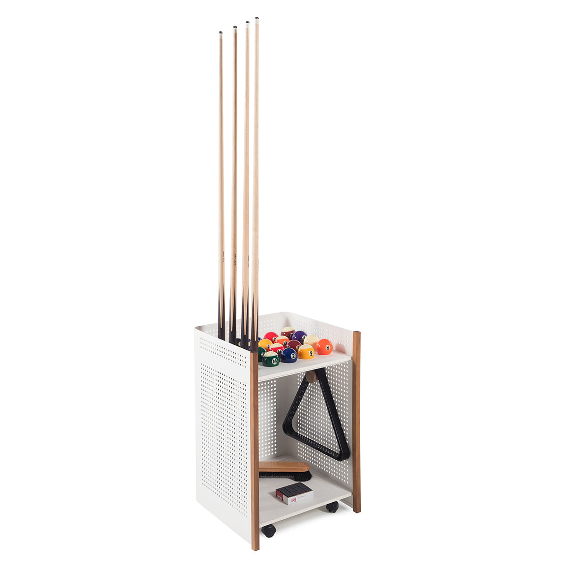 RS Barcelona Mou Outdoor Floor Cue Rack - White