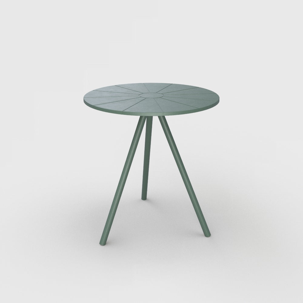 Nami Table pictured in Olive Green