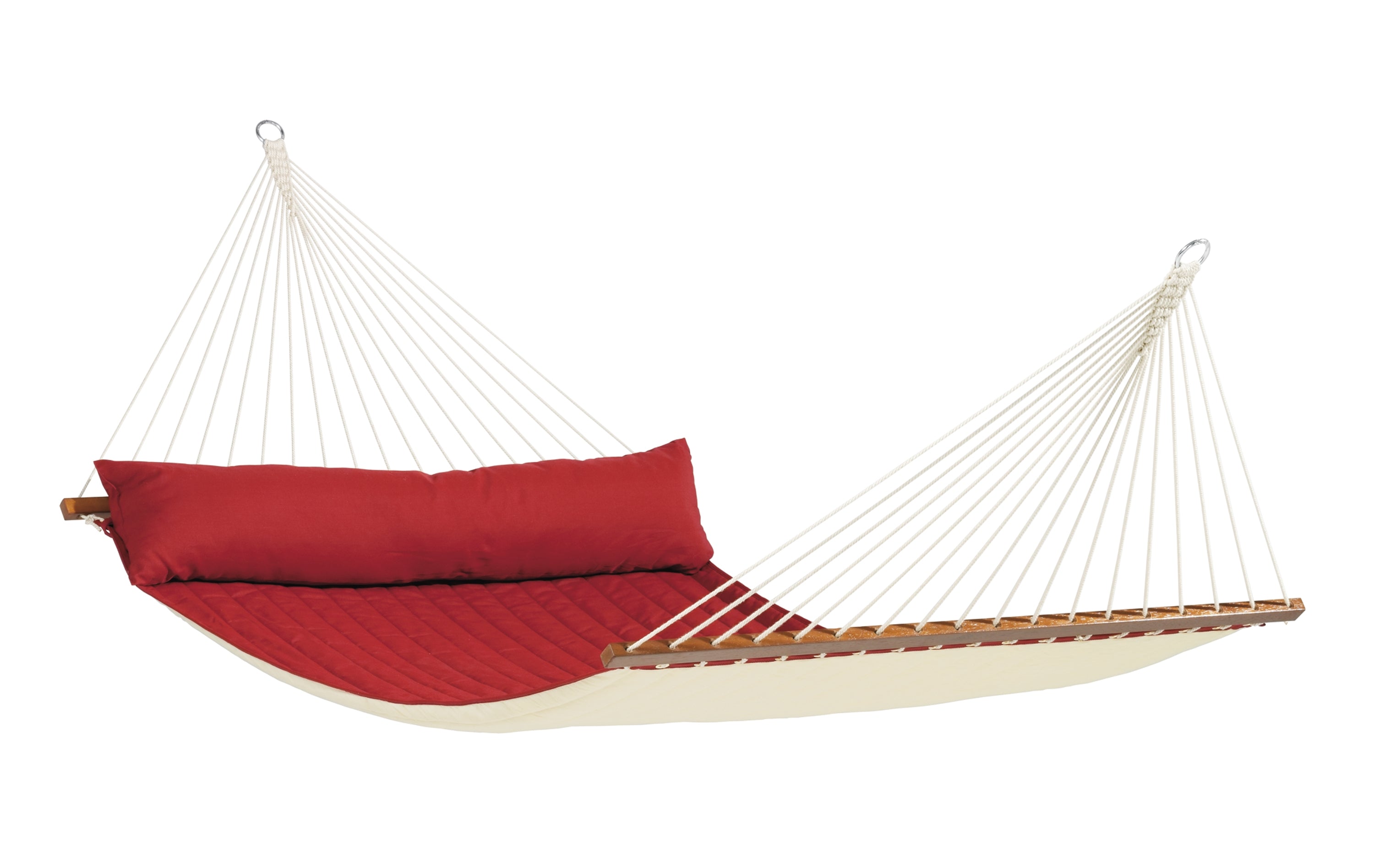 La Siesta Quilted King-Size Hammock - Red Pepper