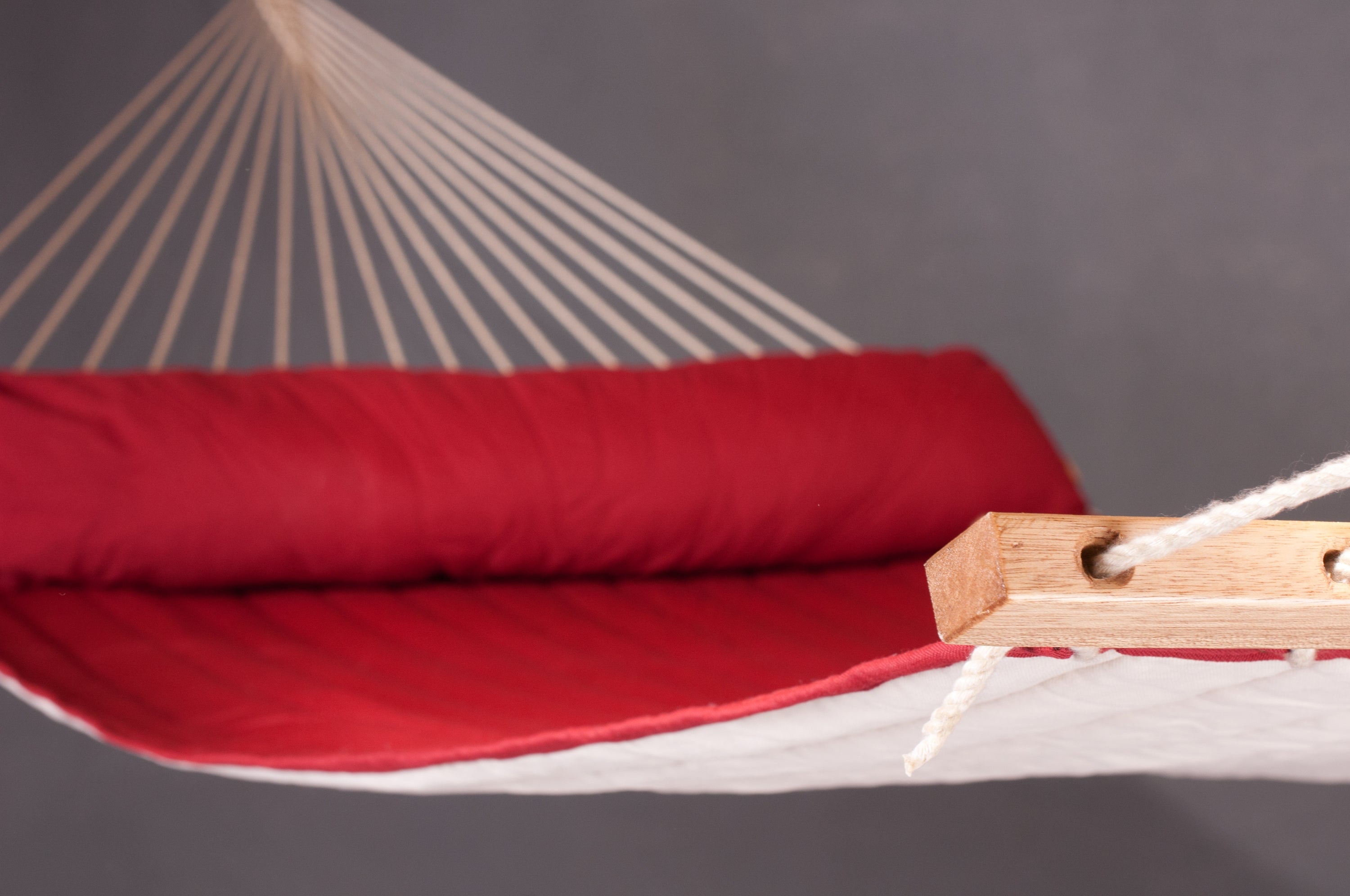 La Siesta Quilted King-Size Hammock - Red Pepper