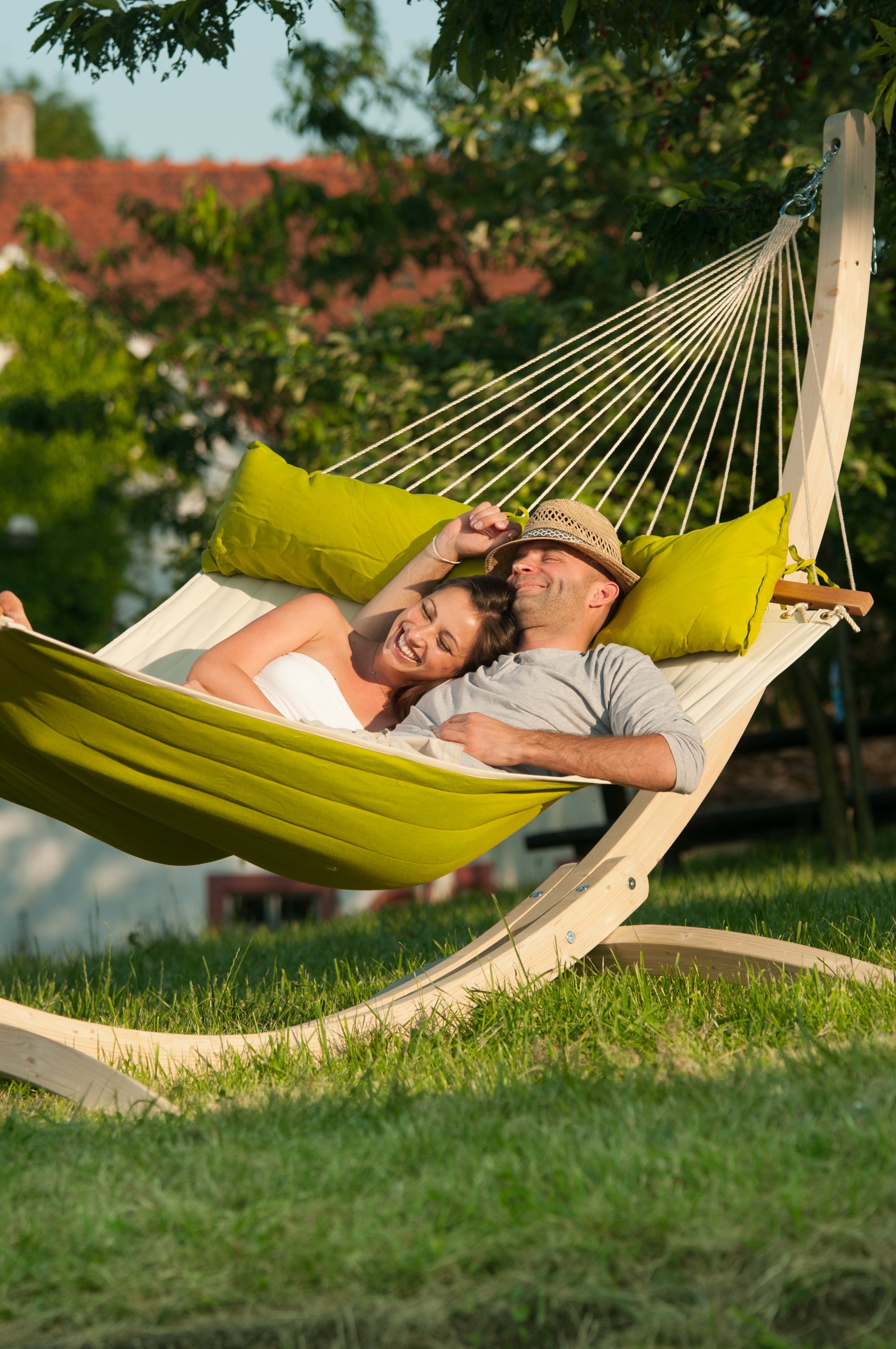 La Siesta Quilted King-Size Hammock - Avocado