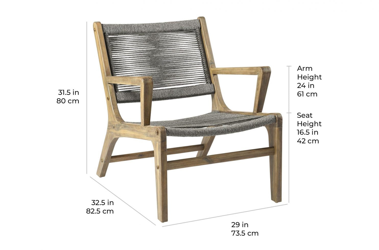 Seasonal Living Explorer Oceans Lounge Chair