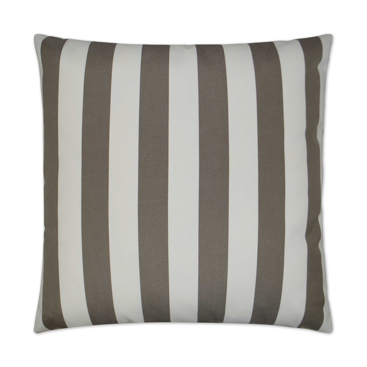 Cafe Stripe Driftwood Outdoor Pillow 22x22