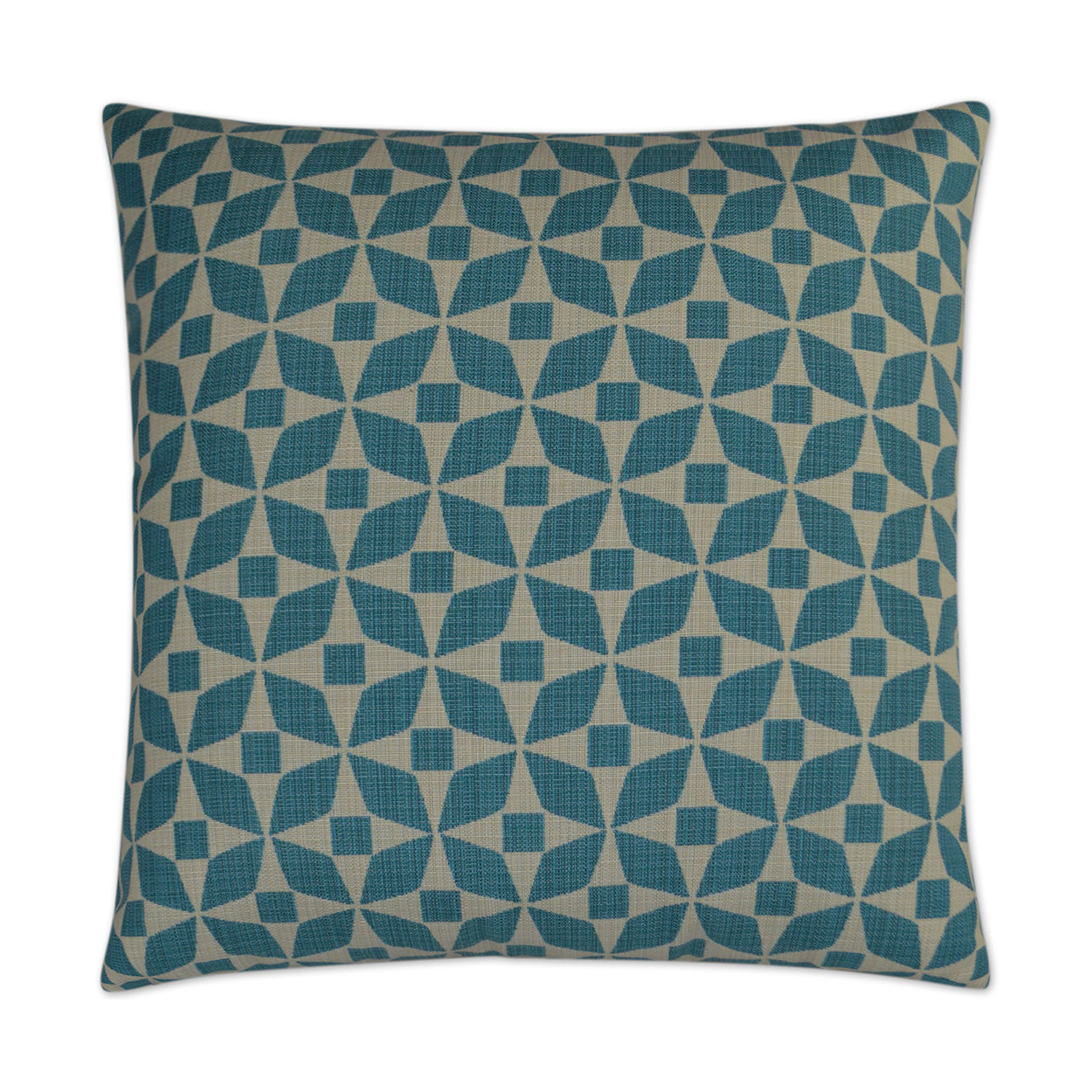 Marquee Turquoise Outdoor Pillow 22x22