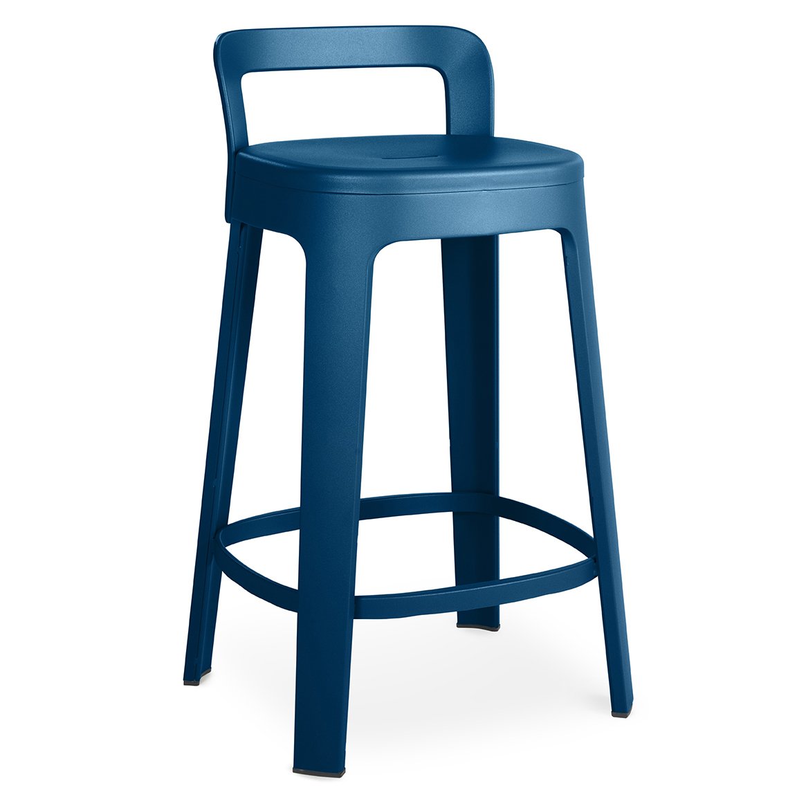 RS Barcelona Ombra Counter Stool With Back - Blue