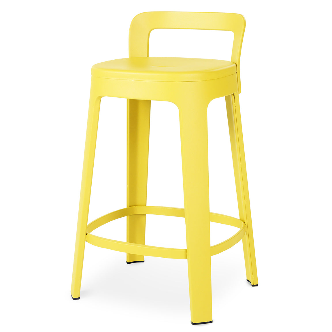 RS Barcelona Ombra Counter Stool With Back - Yellow