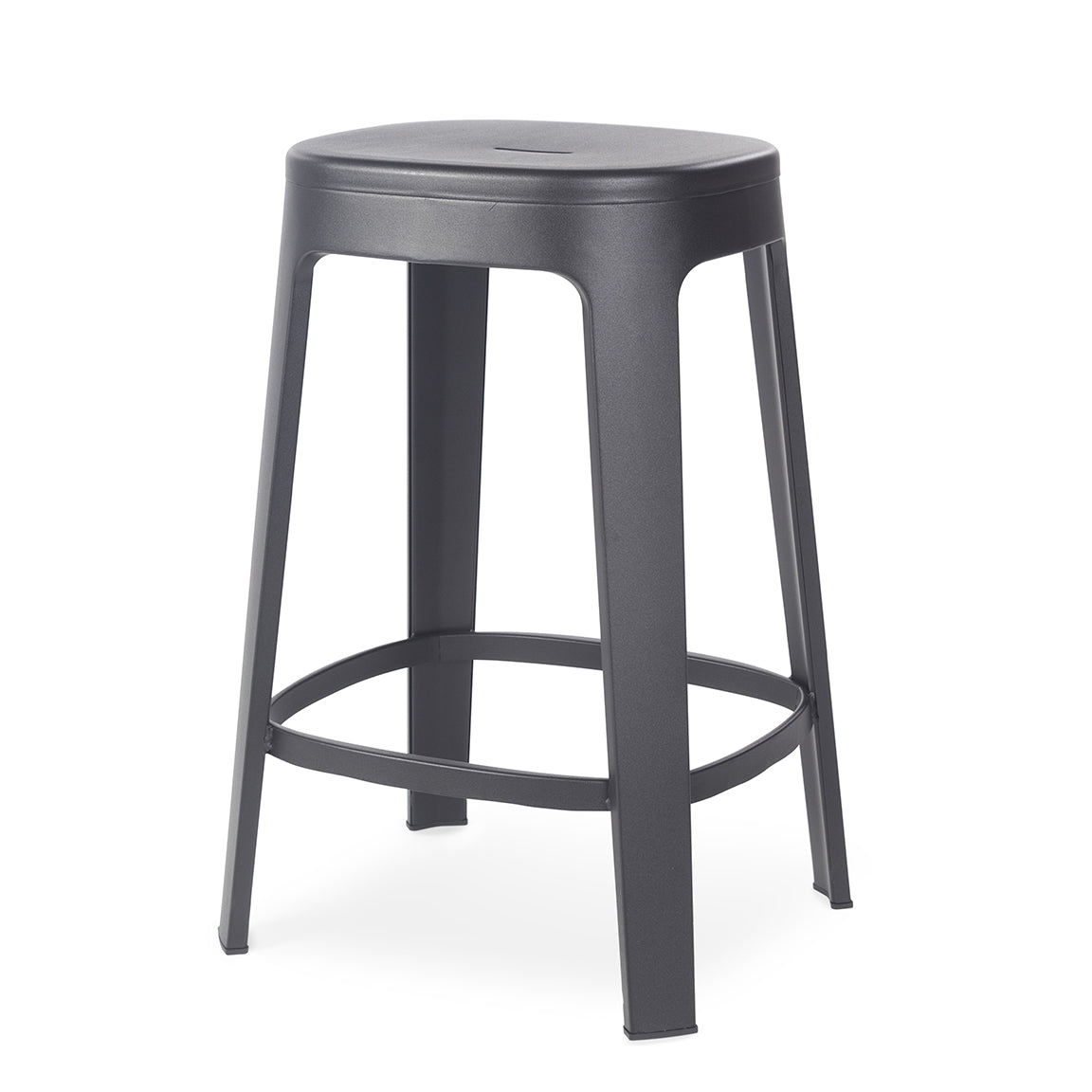 Ombra Backless Counter Stool - Black