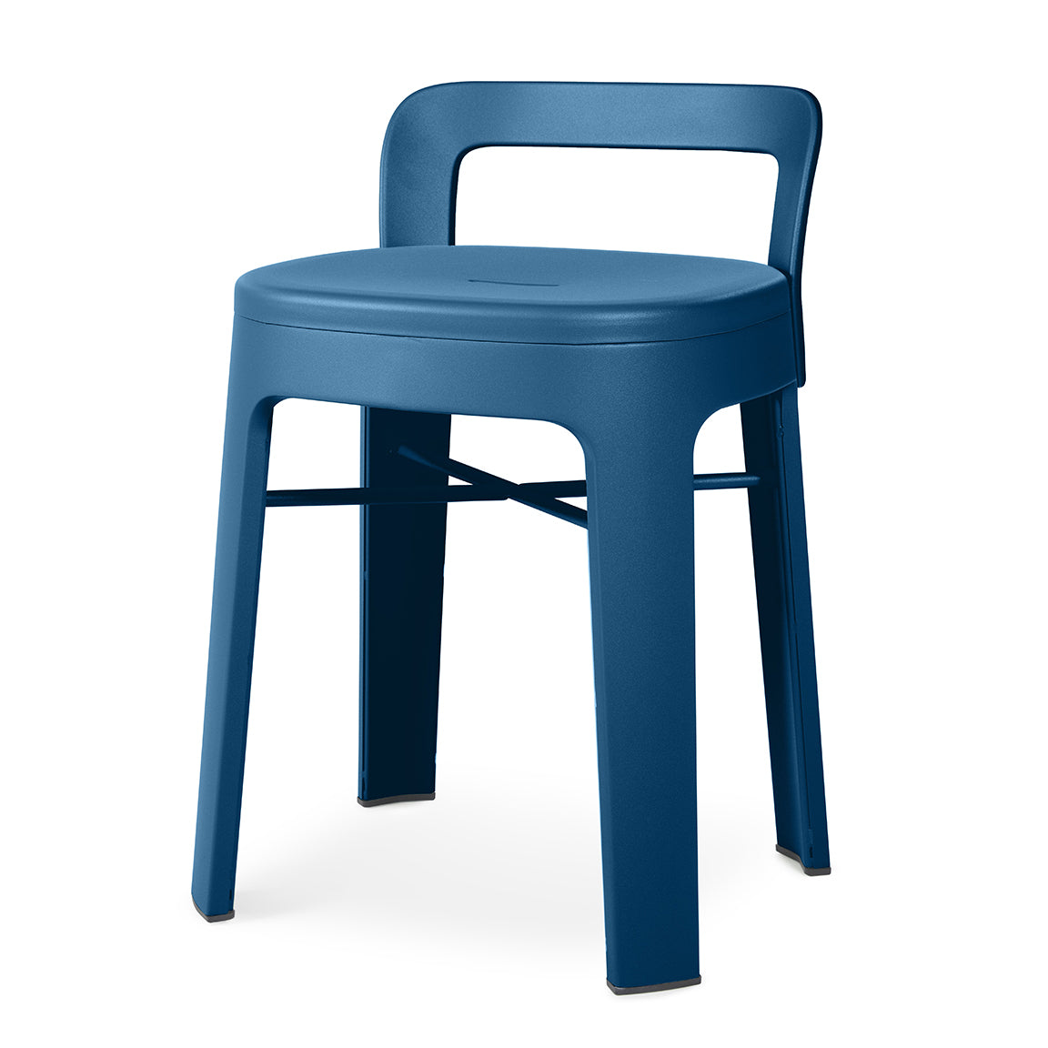 RS Barcelona Ombra Low Stool With Back - Blue