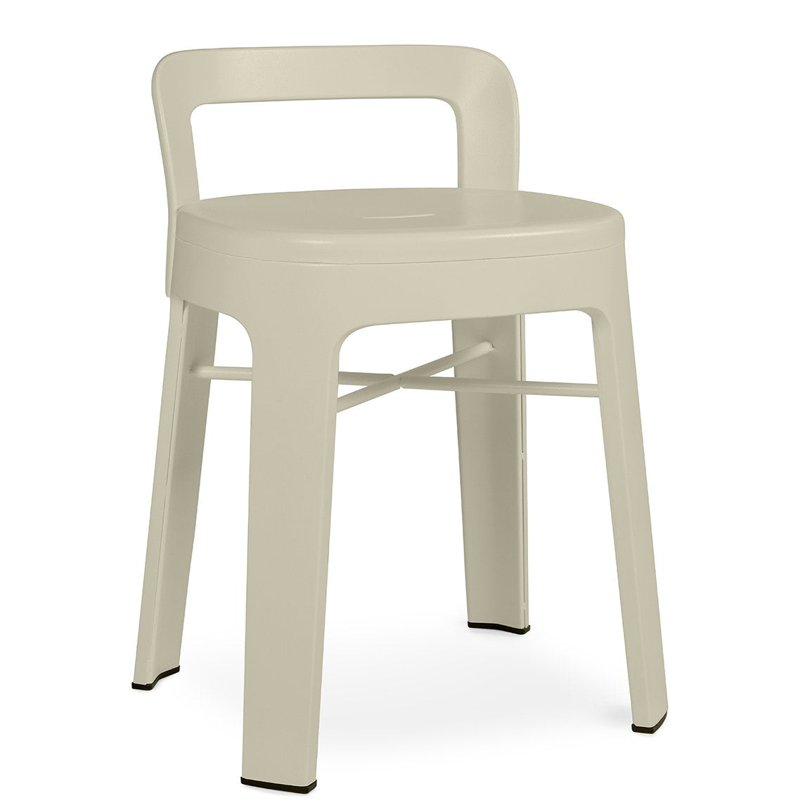 RS Barcelona Ombra Low Stool With Back - Gray