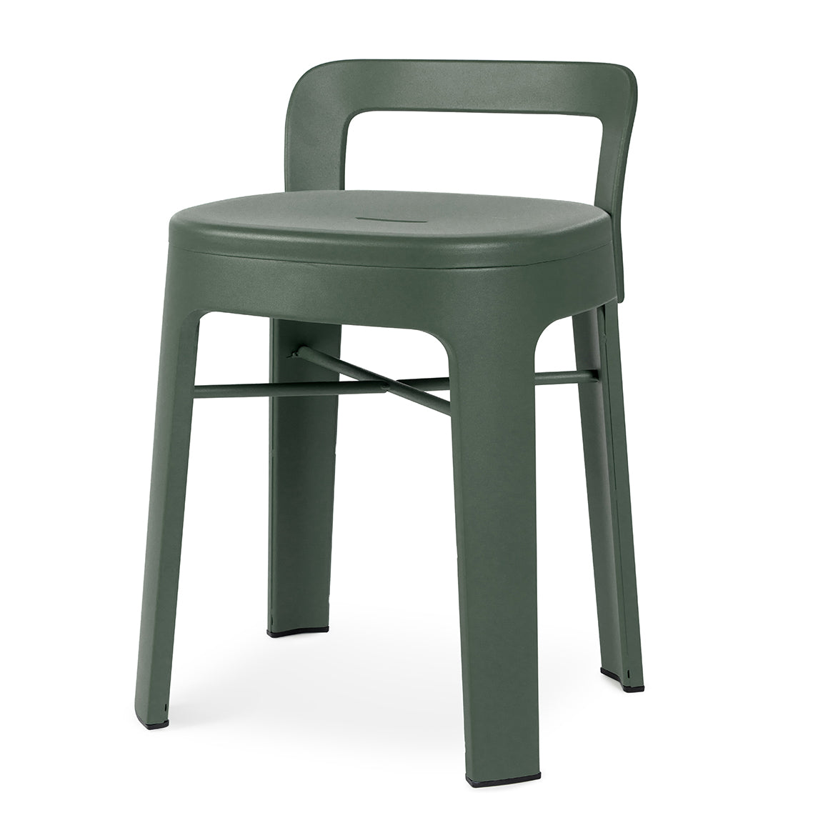 RS Barcelona Ombra Low Stool With Back - Green