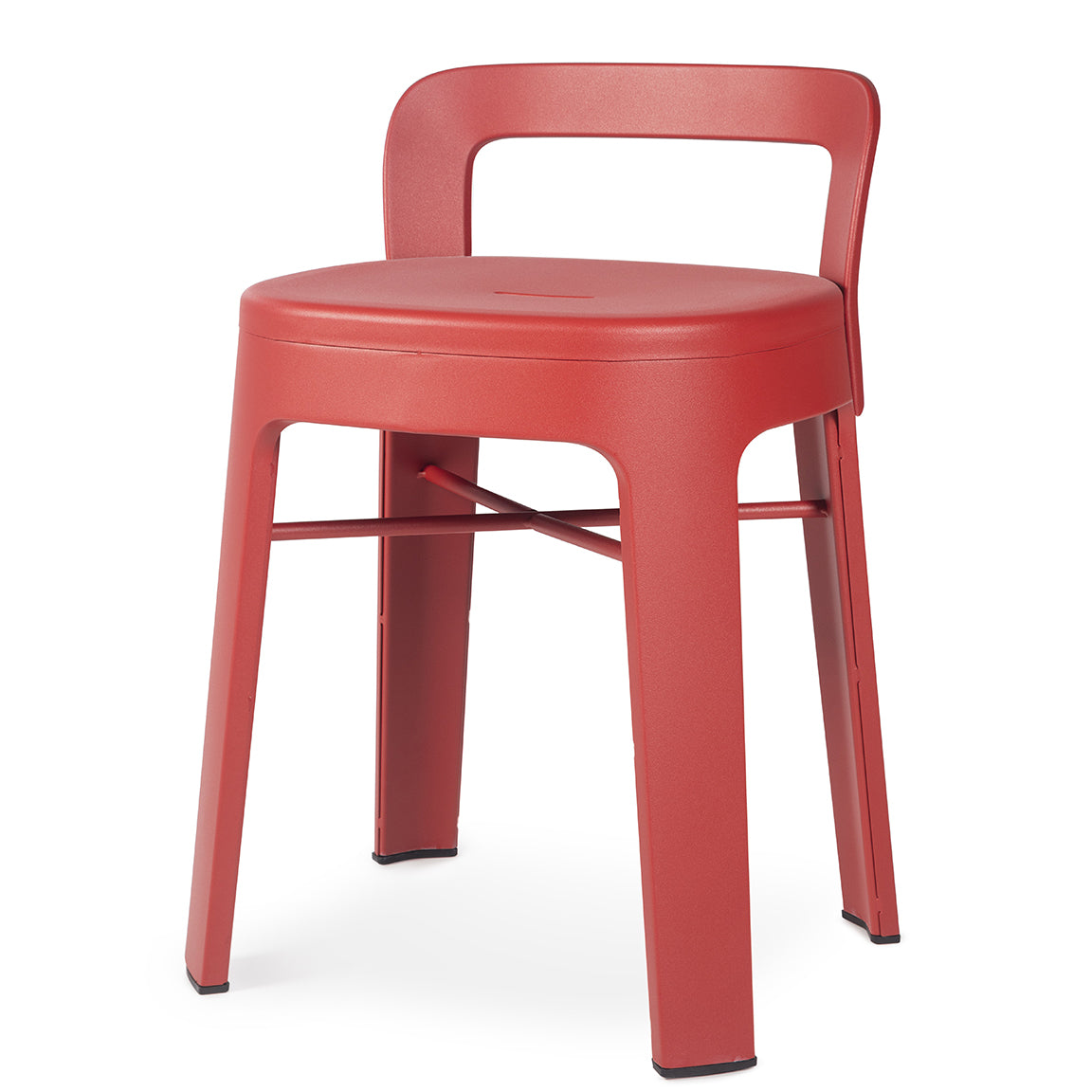 RS Barcelona Ombra Low Stool With Back - Red