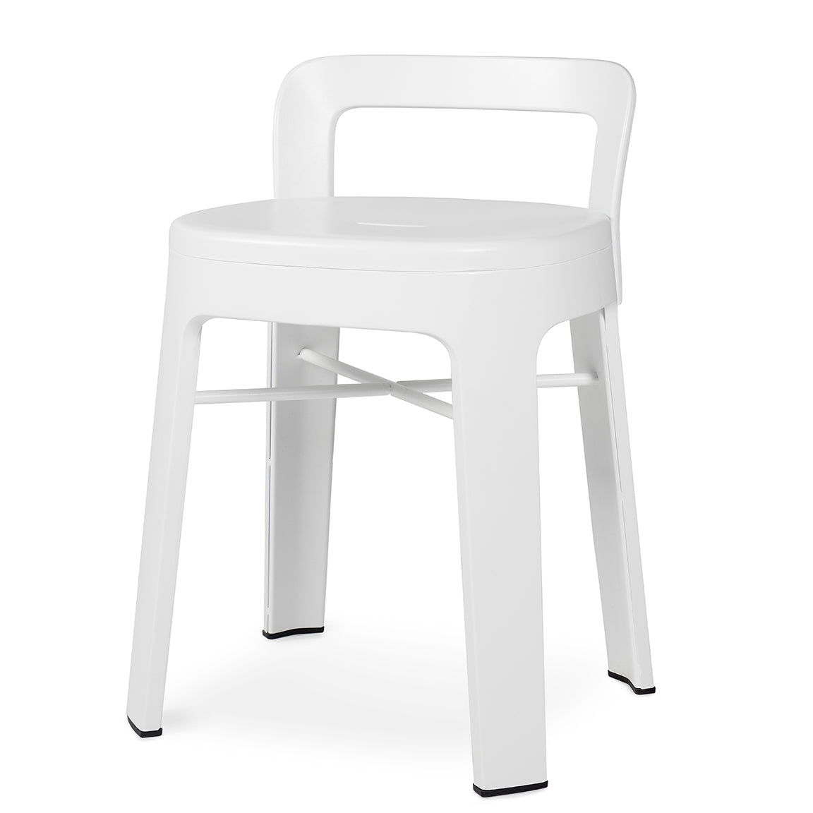 RS Barcelona Ombra Low Stool With Back - White