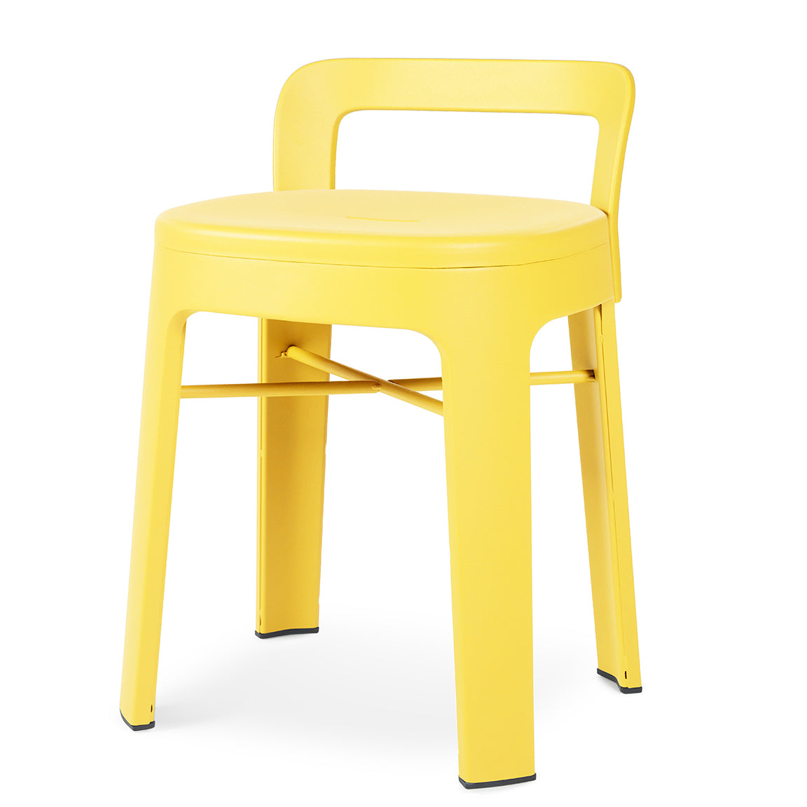 RS Barcelona Ombra Low Stool With Back - Yellow