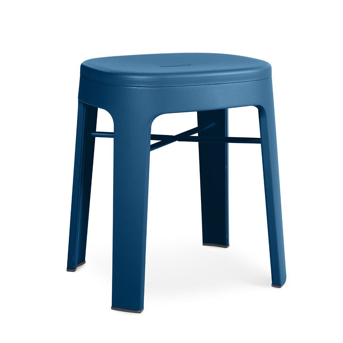 Ombra Backless Low Stool - Blue