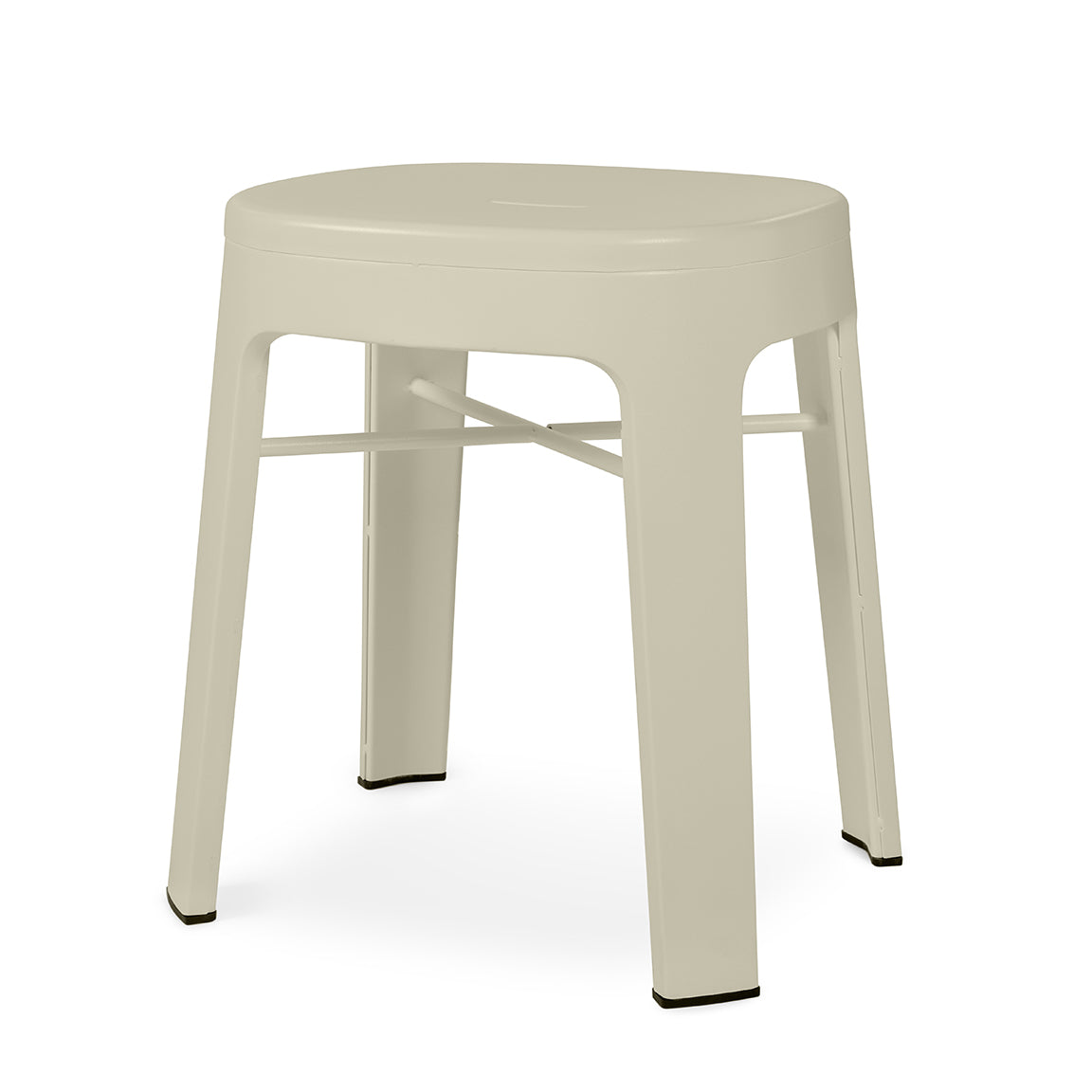 Ombra Backless Low Stool - Gray