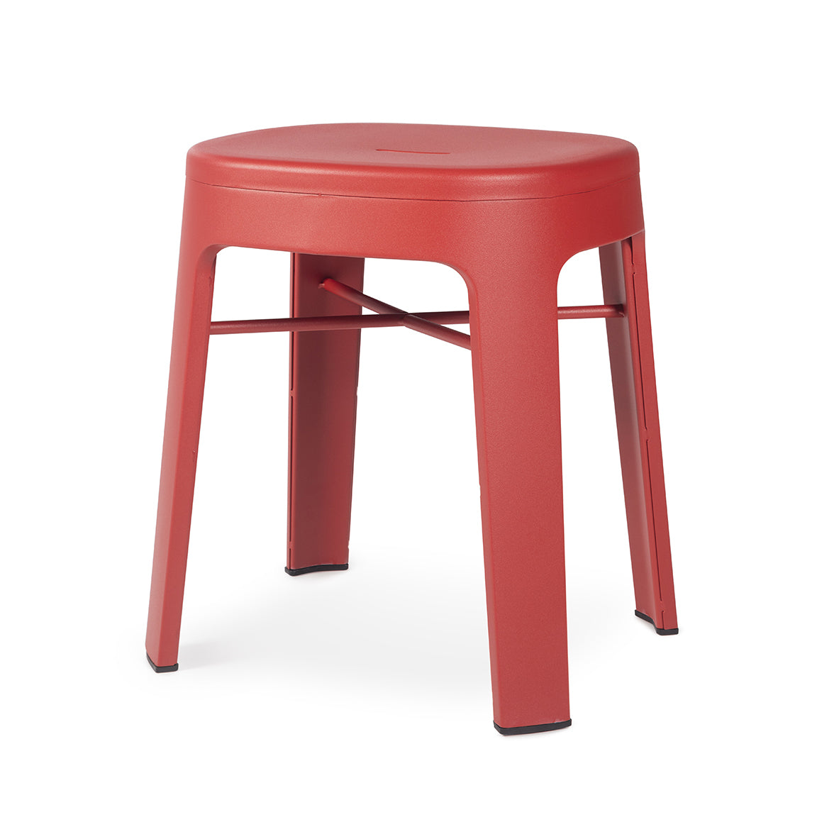 Ombra Backless Low Stool - Red