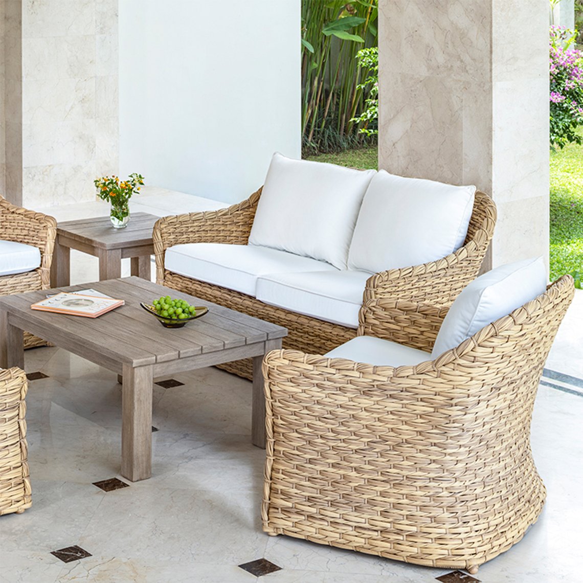 Kingsley Bate Vero Wicker Deep Seating Set