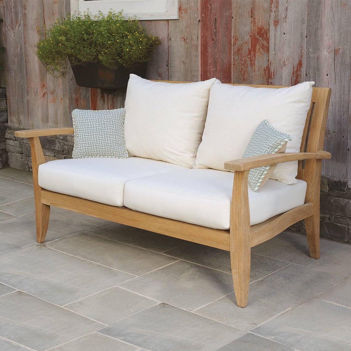 Kingsley Bate Ipanema Teak Deep Seating Settee 