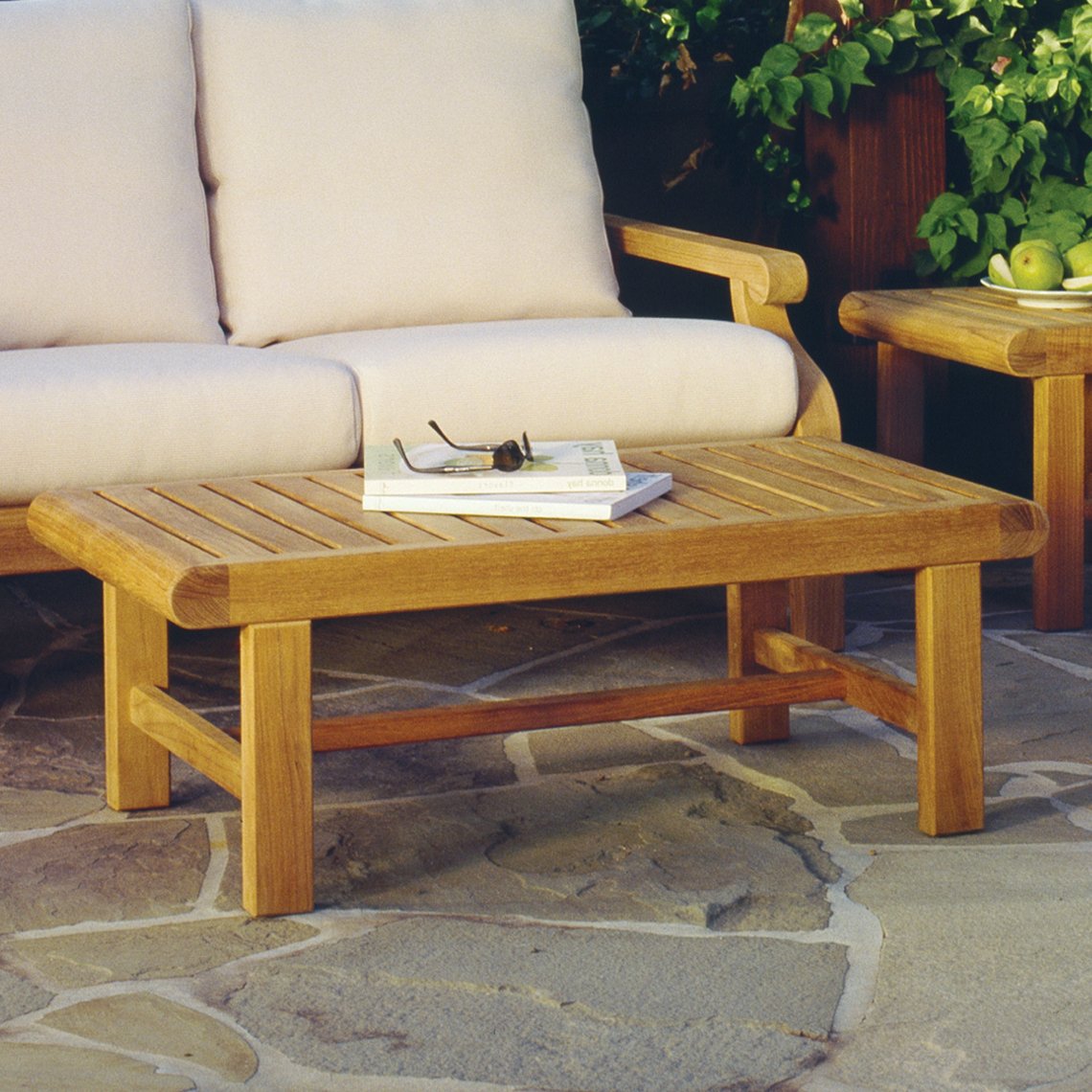 Kingsley Bate Nantucket Teak Rectangular Coffee Table