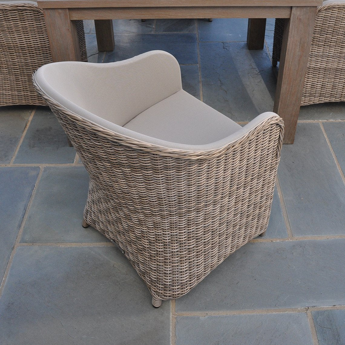 Kingsley Bate Milano Wicker Dining Armchair