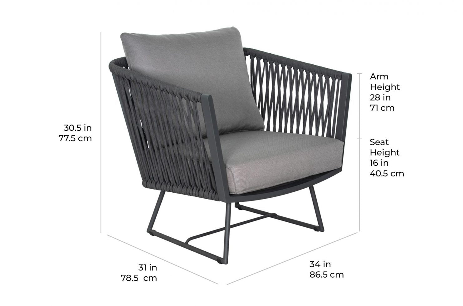 Seasonal Living Danish Orion Lounge Chair