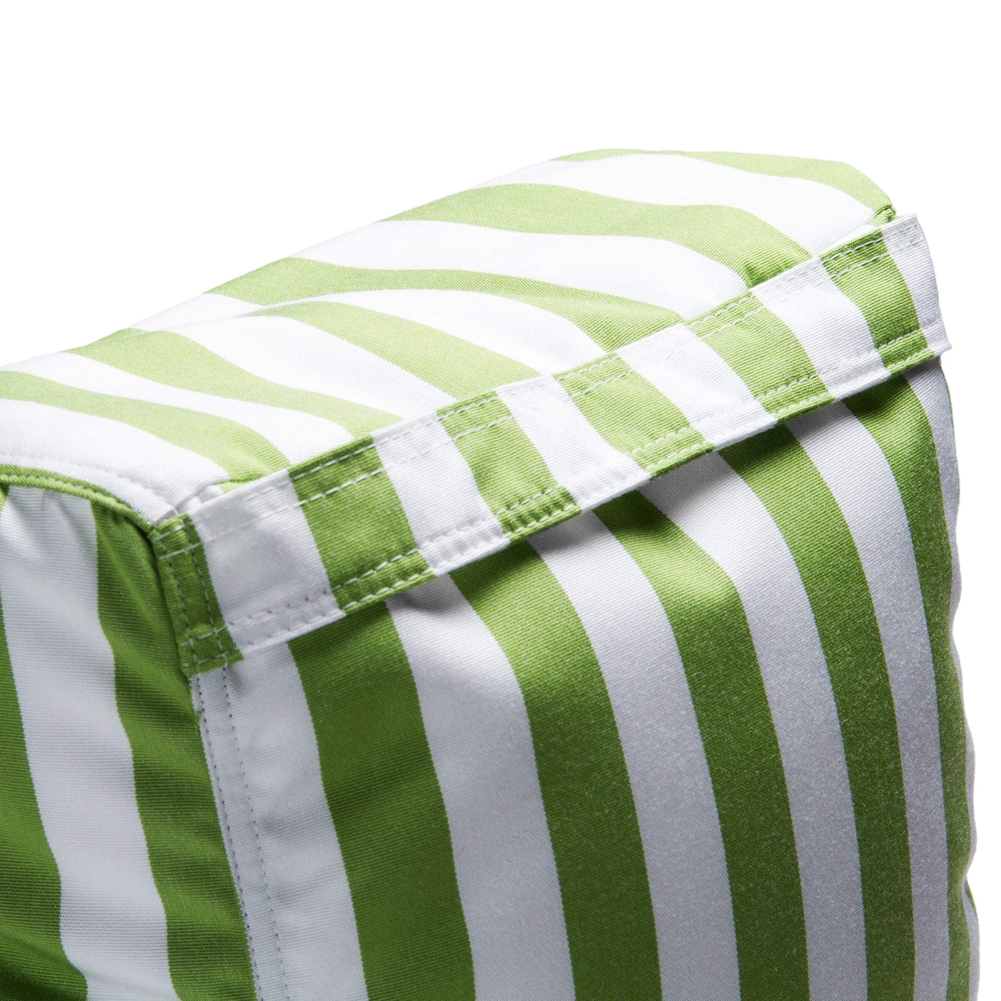 Juniper Outdoor Patio Bean Bag Chair - Lime Stripes