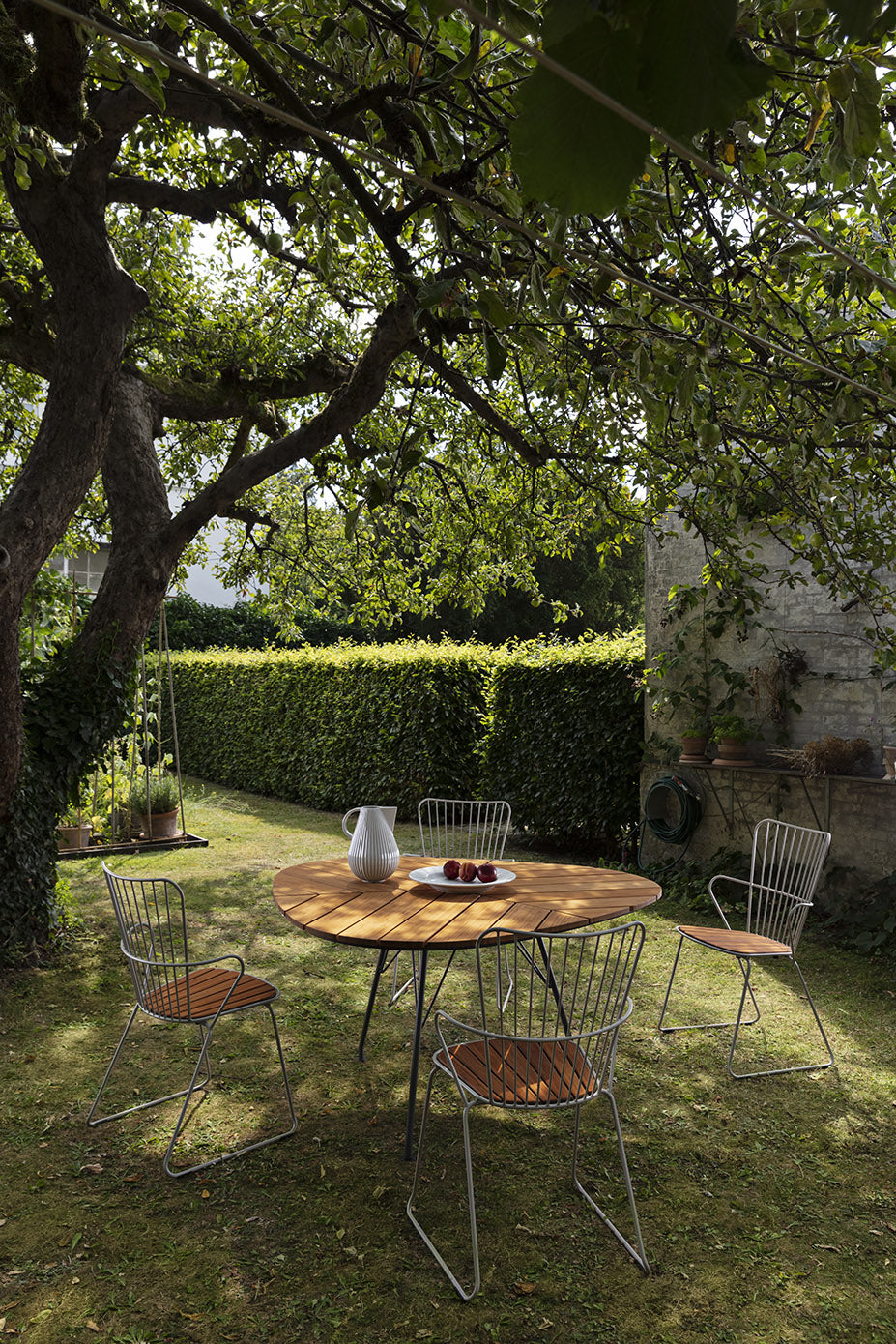 Pictured with the Leaf Bamboo Dining Table - Item HOU-11601-0318 (sold separately)