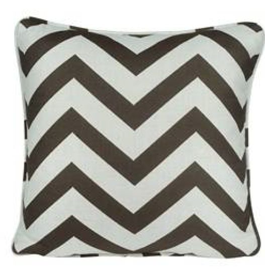 20 in. Toss Pillow Shown in Chevron