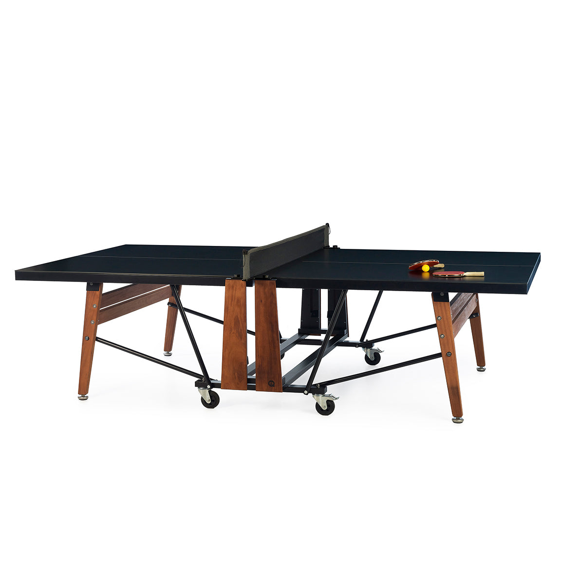 Folding Ping Pong Table - Black