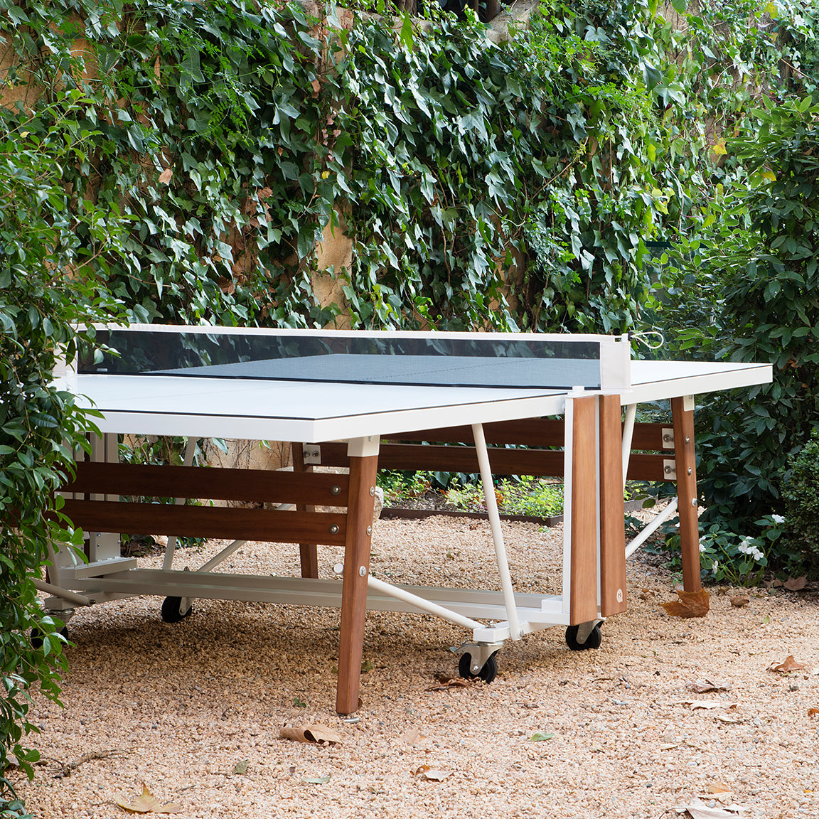 Folding Ping Pong Table - White