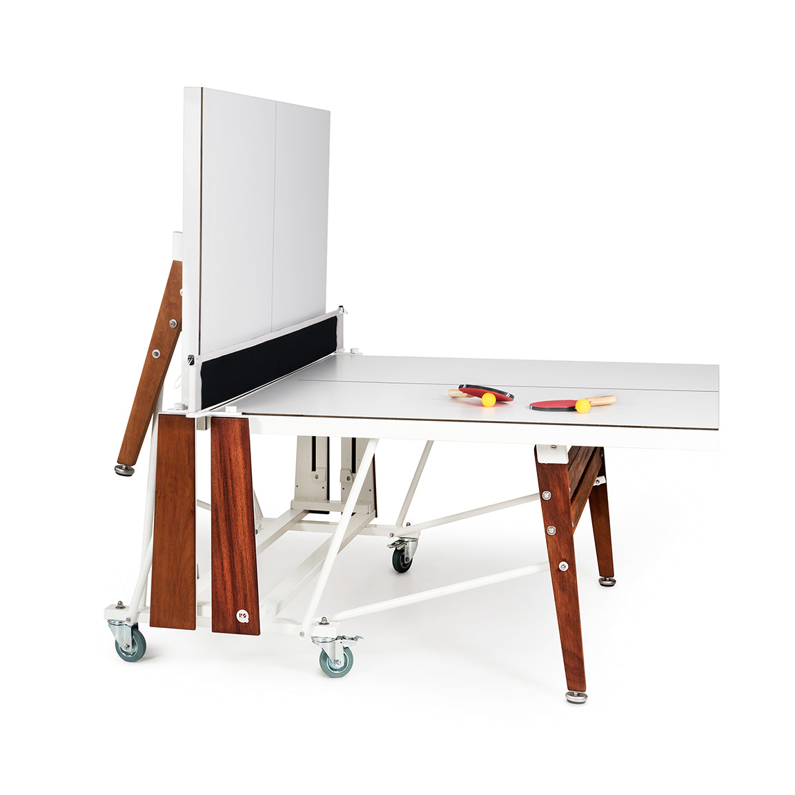 Folding Ping Pong Table - White