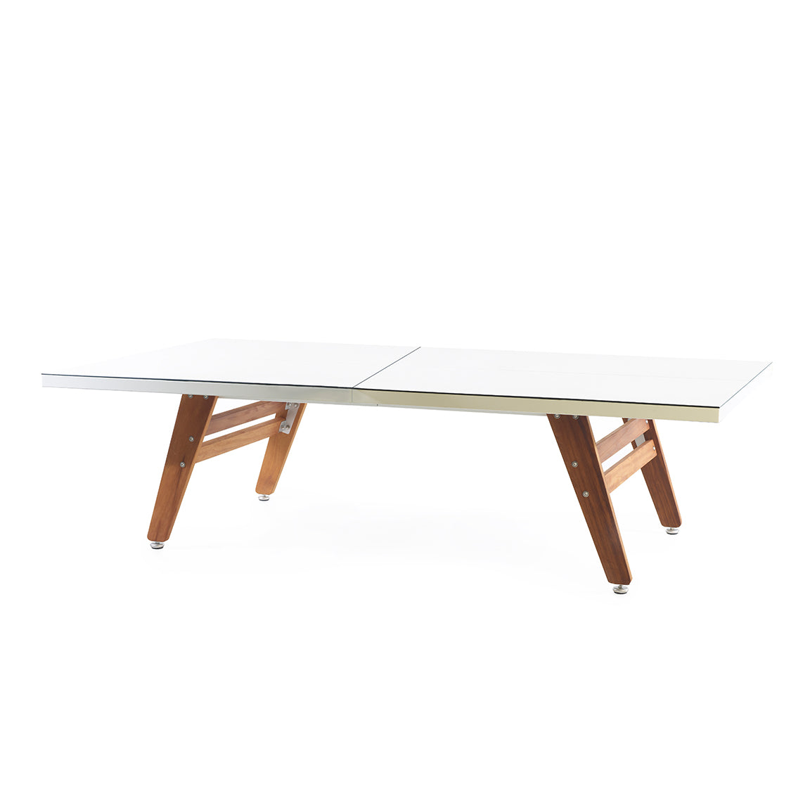 Stationary Ping Pong Table - White