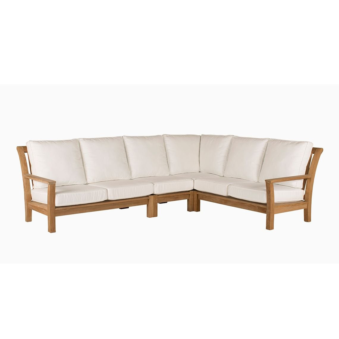 Kingsley Bate Chelsea Teak Sectional Ottoman