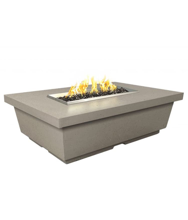 Contempo Rectangle Fire Pit Table (Textured Finish)