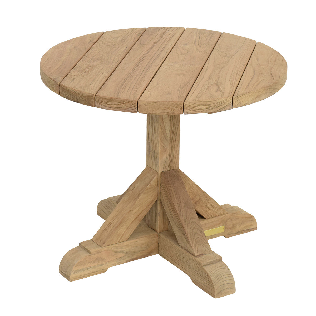 Kingsley Bate Provence Teak Side Table in Rustic