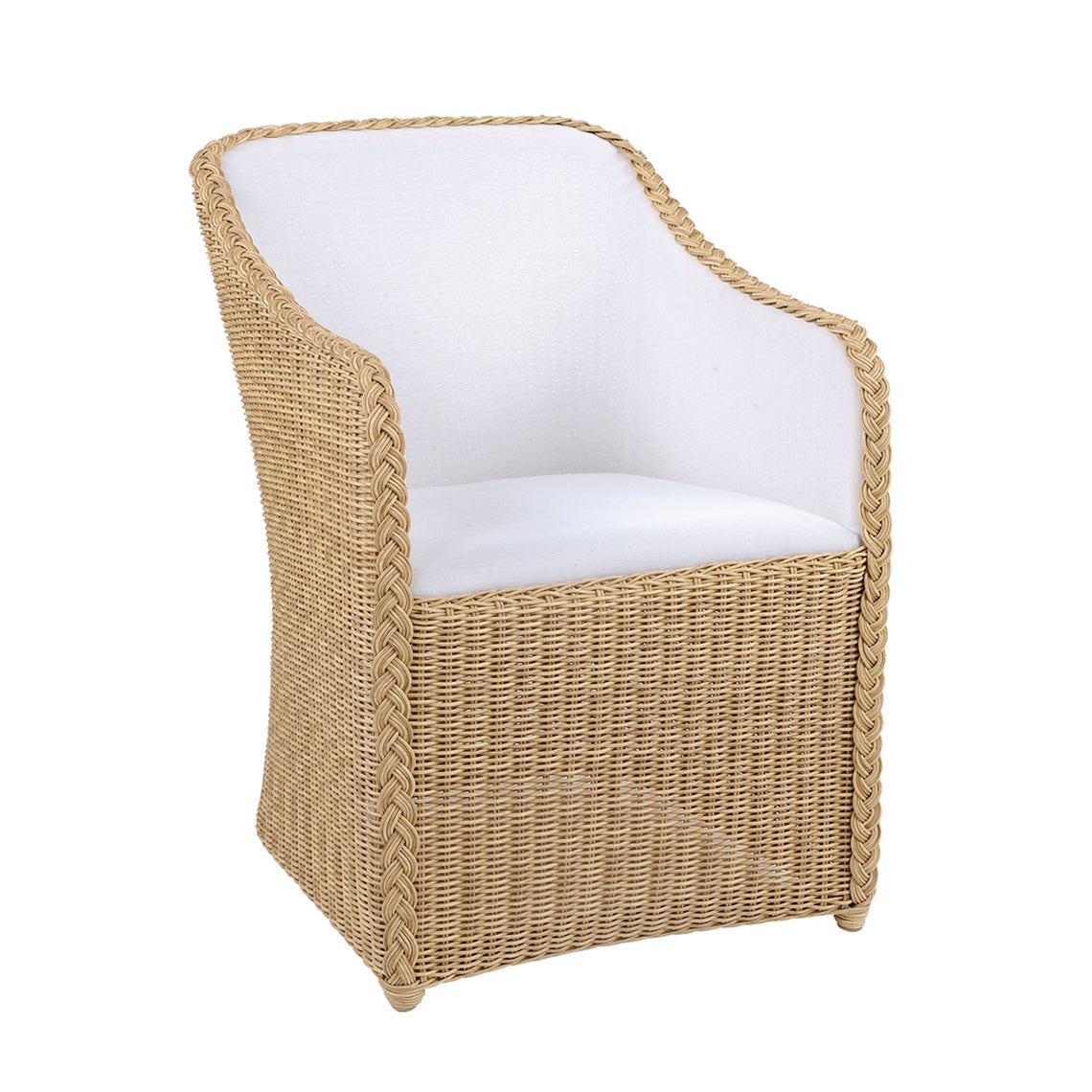 Kingsley Bate Quogue Wicker Dining Armchair (KYB-QU15)