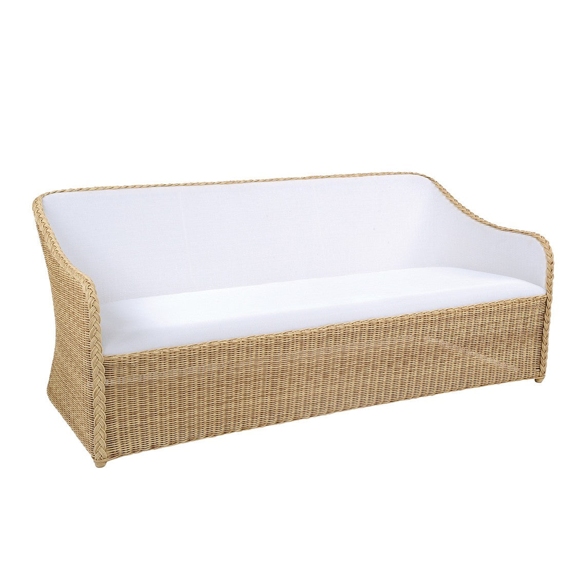 Kingsley Bate Quogue Wicker Club Sofa (KYB-QU68)