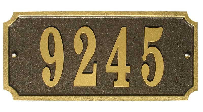 Waterford Cast Aluminum Address Plaque