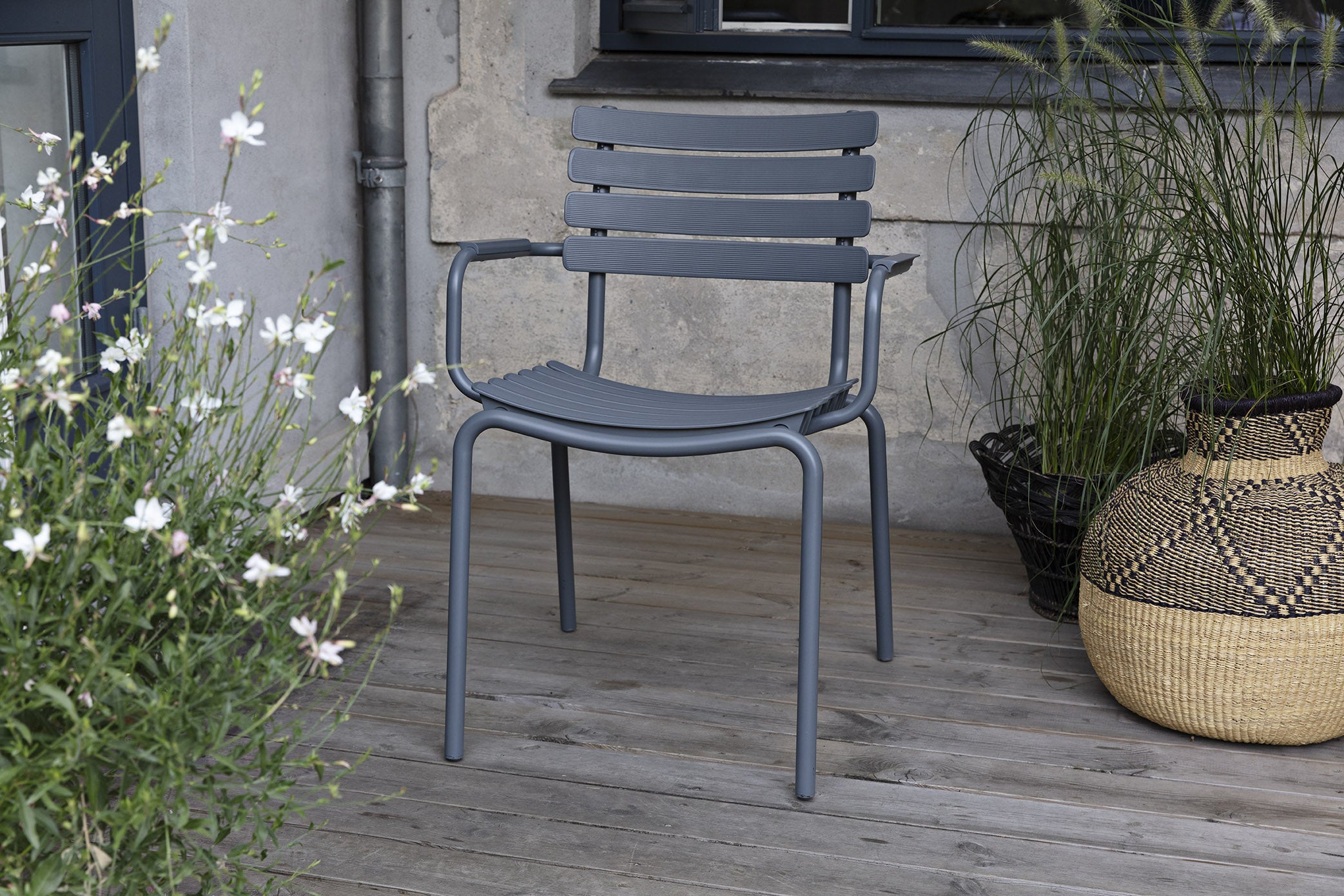 Pictured in Dark Gray with Dark Gray Armrests