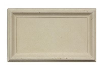 Engraved Rectangle Cast Concrete Address Plaque