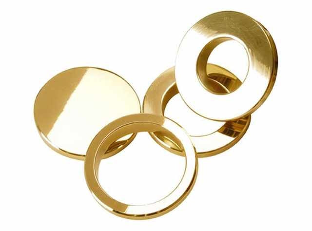 Barlow Tyrie Polished Brass Reducer Rings