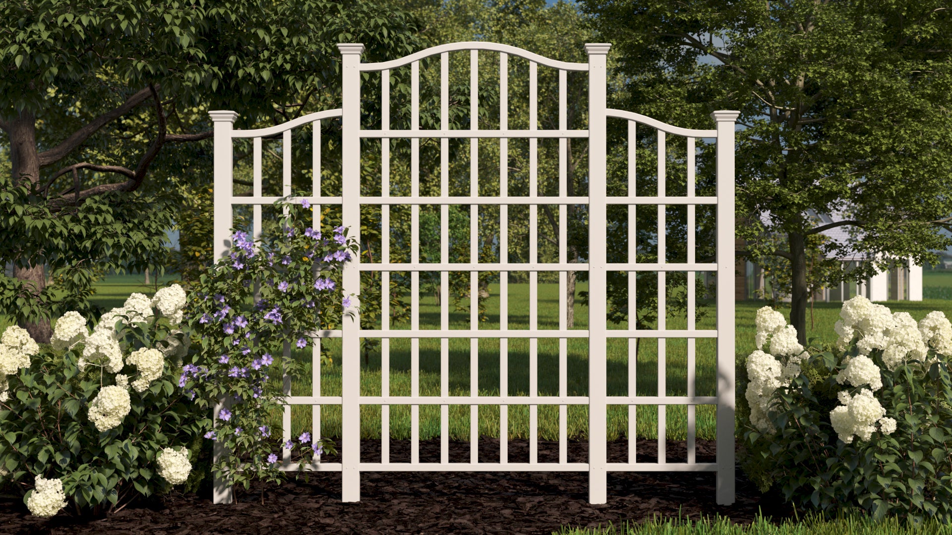 Vita Regency Vinyl Privacy Trellis