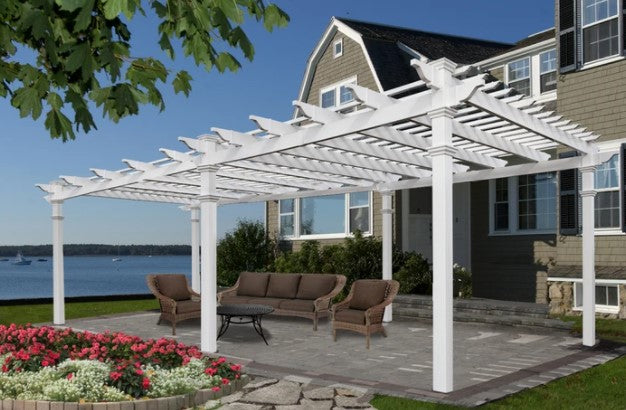 Vita 12'x24' Regency Grande Vinyl Pergola